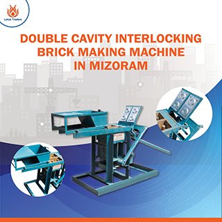 interlocking double cavity brick making machine in Mizoram