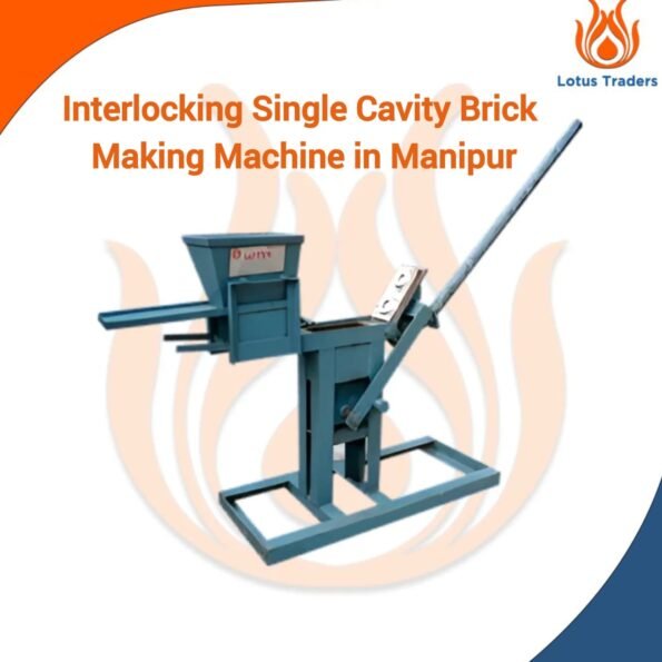 Interlocking Single Cavity Brick Making Machine in Manipur