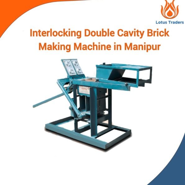 Interlocking double cavity brick making machine in Manipur